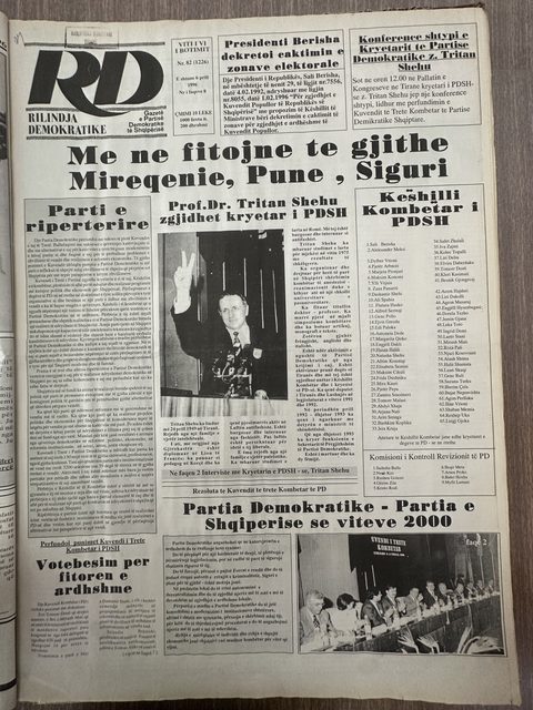 Rilindja Demokratike 1996-04-06